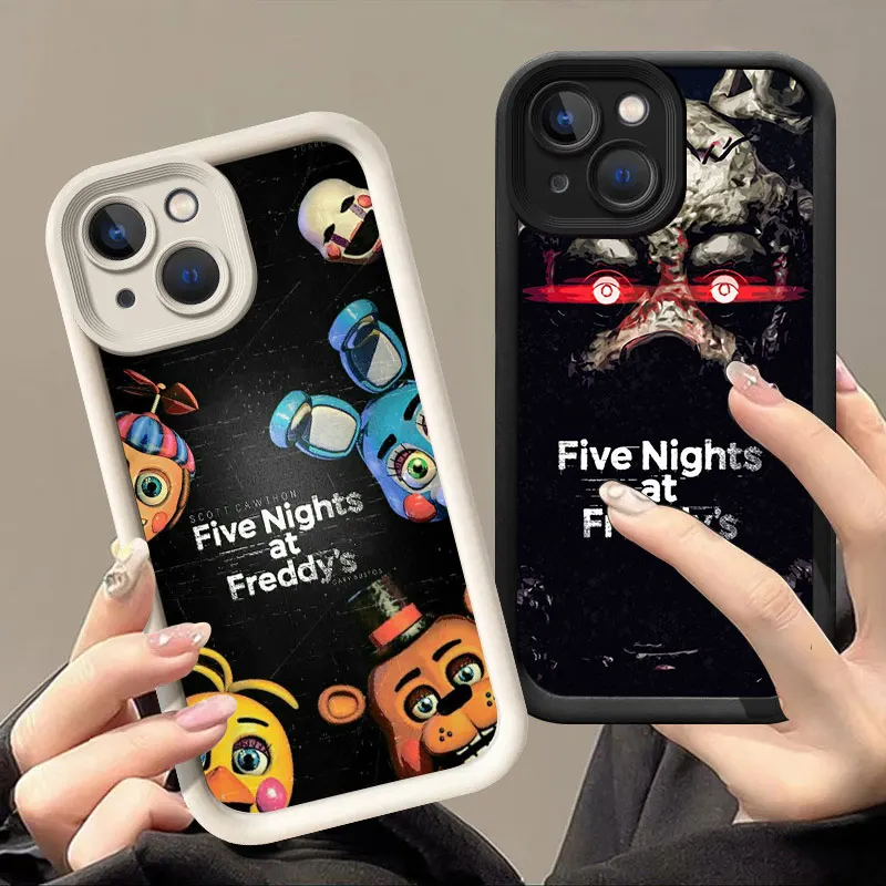 Fnaf Five-nights-At-Freddys Soft Silicone Phone Case For Apple iPhone 12 13 Mini 11 14 15 16 Pro Max 7 8 Plus