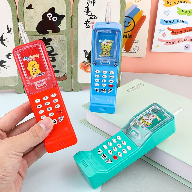 Childhood Nostalgia Toys Simulation Big Brother Light Music Mobile Phone Toys Educational Early Childhood Small Toy Holiday Gift
