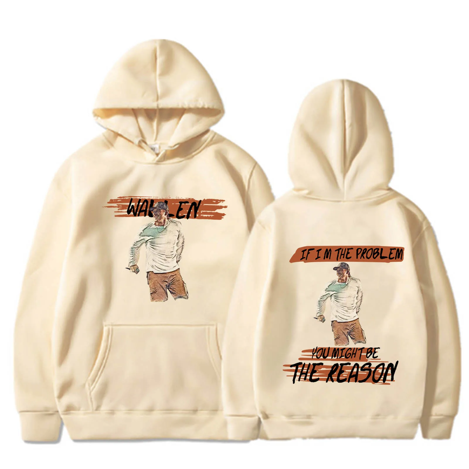 Morgan Wallen Country Music Hoodies Morgan I'm The Problem Tour New Hoodie Harajuku Pullover Tops Man Woman Sweatshirt Gift