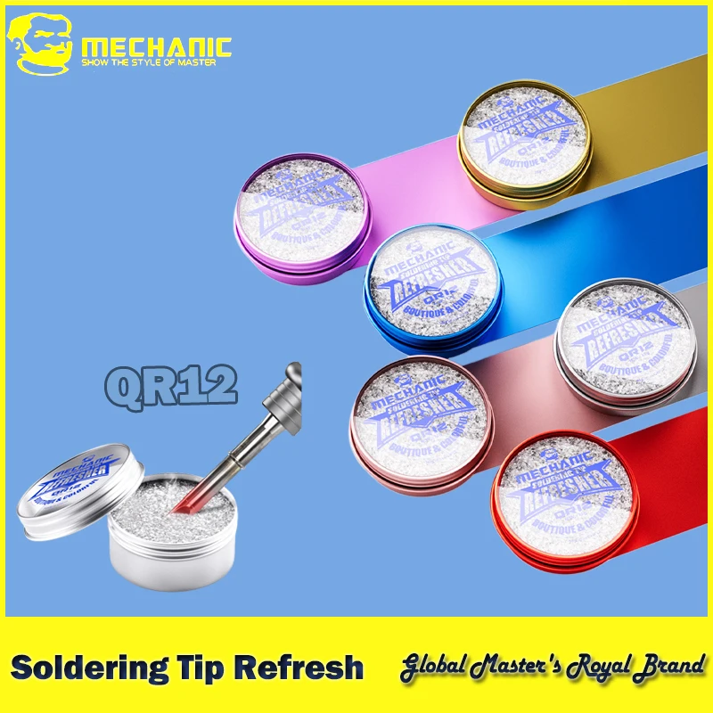 MECHANIC QR12 Soldering Tip Rejuvenation Cream Non-stick Tin SolderCream Clean Tip Oxide Solder Tip Refresh Tip Tinner Activator