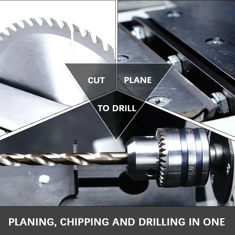 Pialla multifunzionale per la lavorazione del legno pialla elettrica orizzontale punzonatrice combinata professionale multifunzionale