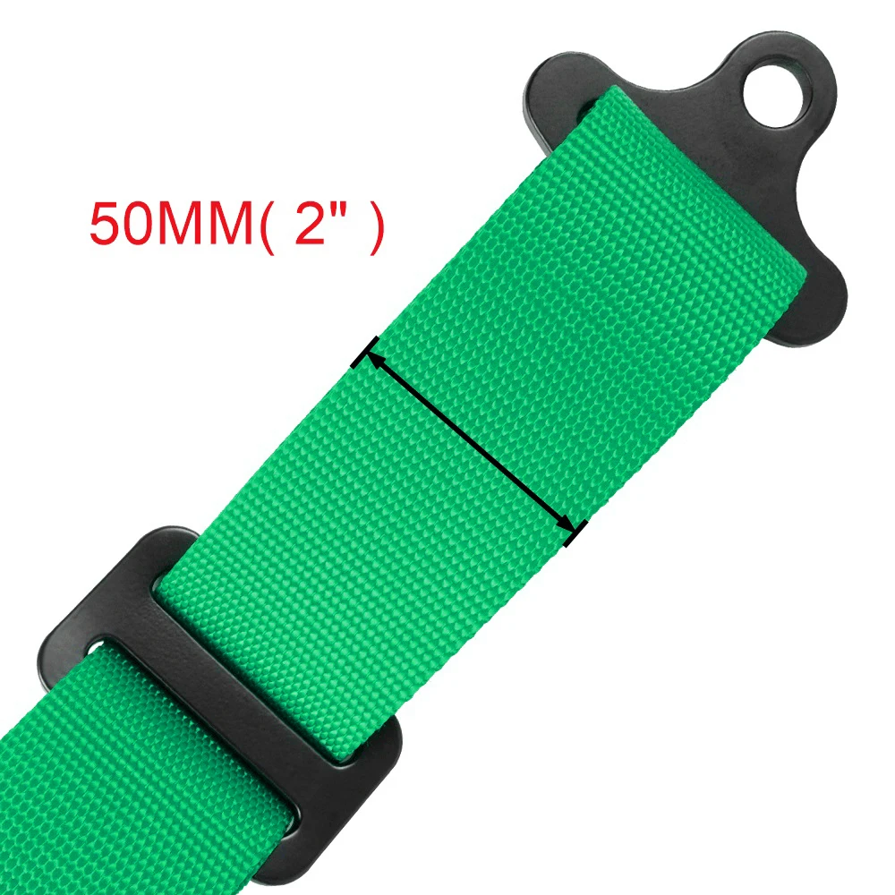 RASTP-New 2-inch Four Point With Sponge Bolt Mounting Racing Seat Belt High Grade Strap Nylon Belts Safety Harness BAG091