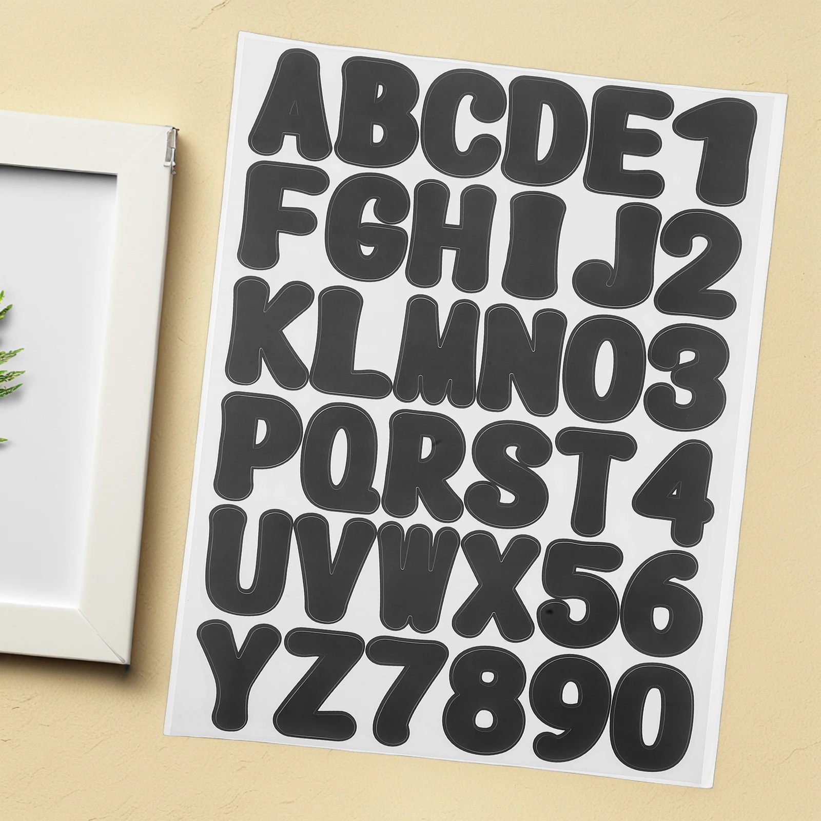 

16 Sheets Vinyl Letter Stickers Classroom Alphabet for Mailbox Decorate Home Fridge