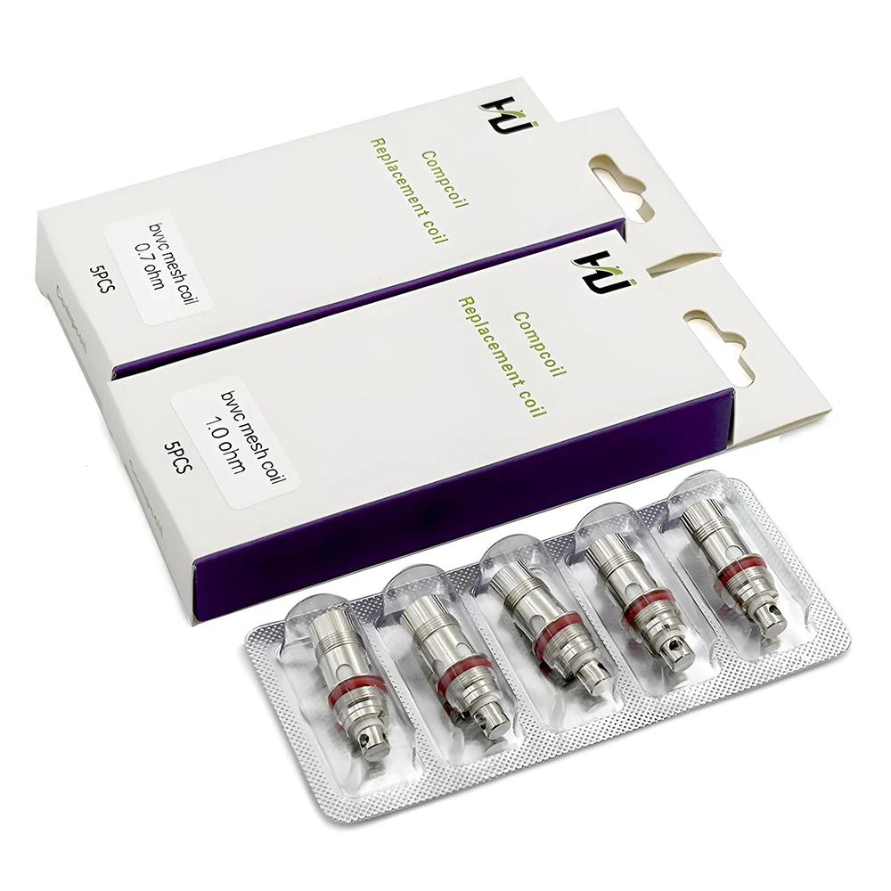 OEM Nautile BVC Mesh Coil 0.3ohm 0.7ohm 1.0ohm 1.2ohm Coils Head per K3 Nautilus Mini 3 Tank MTL Zelos Kit