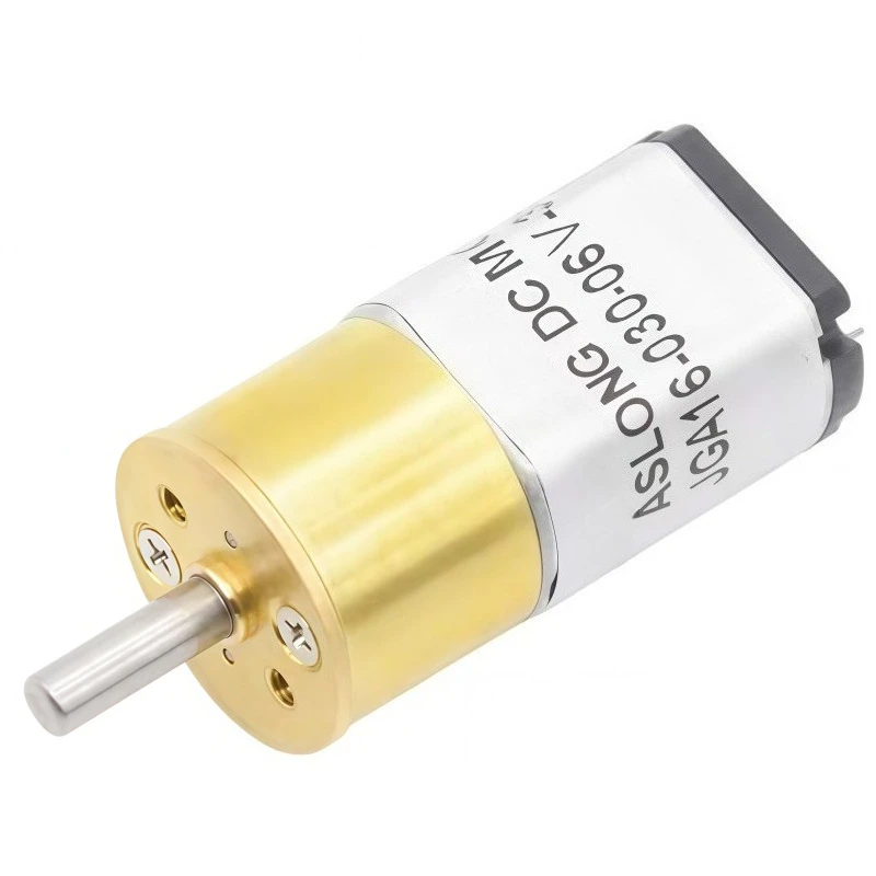 JGA16-030 Miniature DC Speed Reducer Motor, 6V, Reversible Rotation, Adjustable Speed Motor