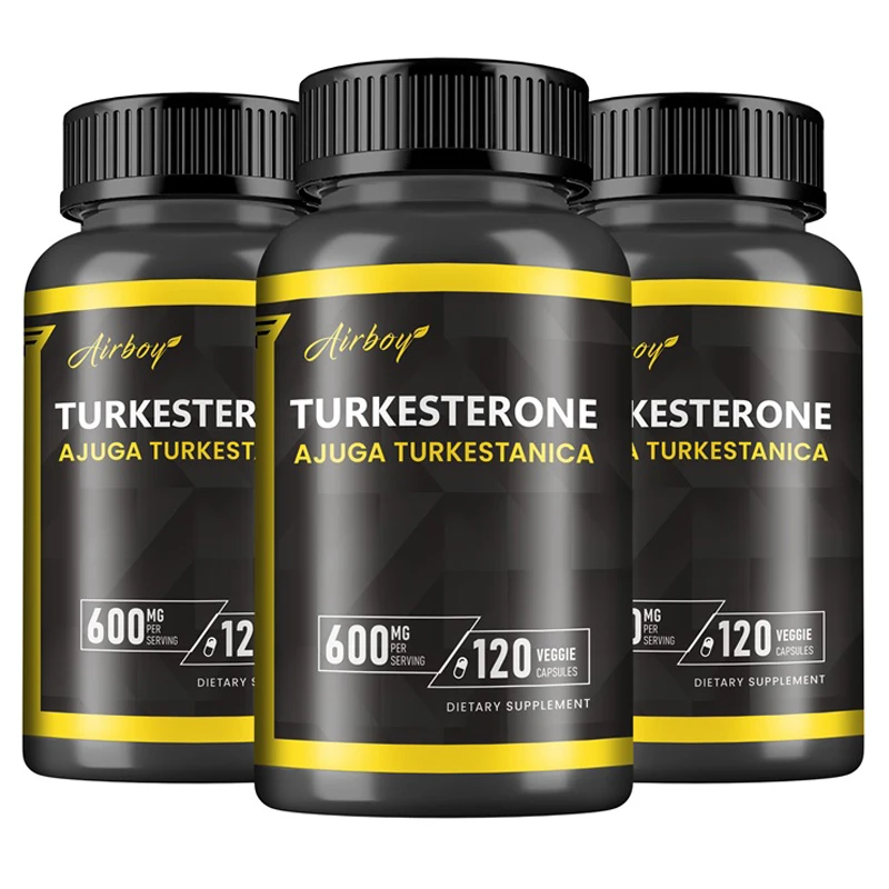 Turkesterone 600mg - Supports Muscle Mass, Strength, Performance and Recovery, and Improves Energy Levels & Endurance