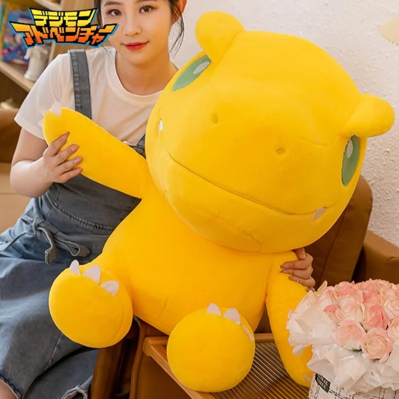 

45/55/70cm Big Size Agumon Digimon Adventure Anime Plush Stuffed Doll Kawaii Decoration Plushies Children Pillow Holiday Gift