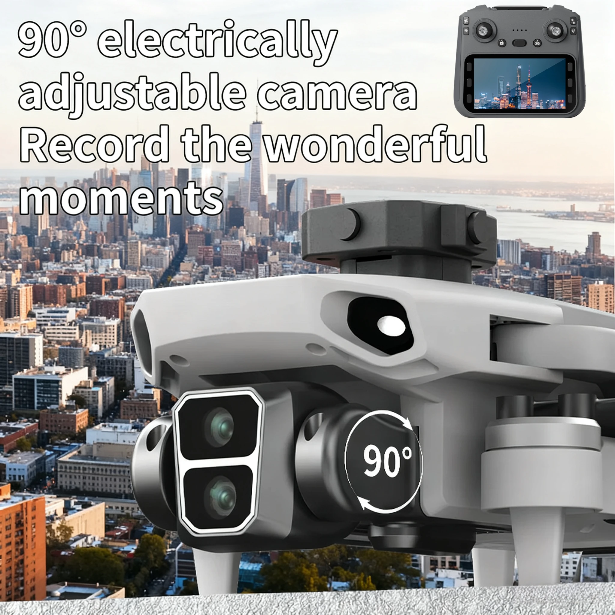

L106-1 дрон GPS Brushless 4.5-inch LCD Large Color Screen 8K Ultra HD Aerial Folding Flight Infrared Obstacle Avoidance FPV