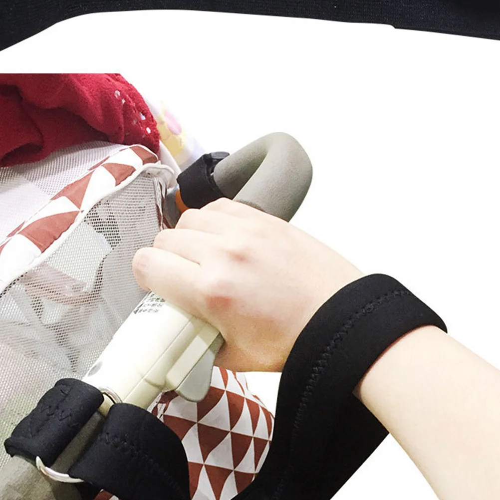 

1Pcs Safety Wrist Strap Stroller Black Durable Baby Pram Security Belt Stroller Control Strap Multipurpose Wheelchair Dog Leash