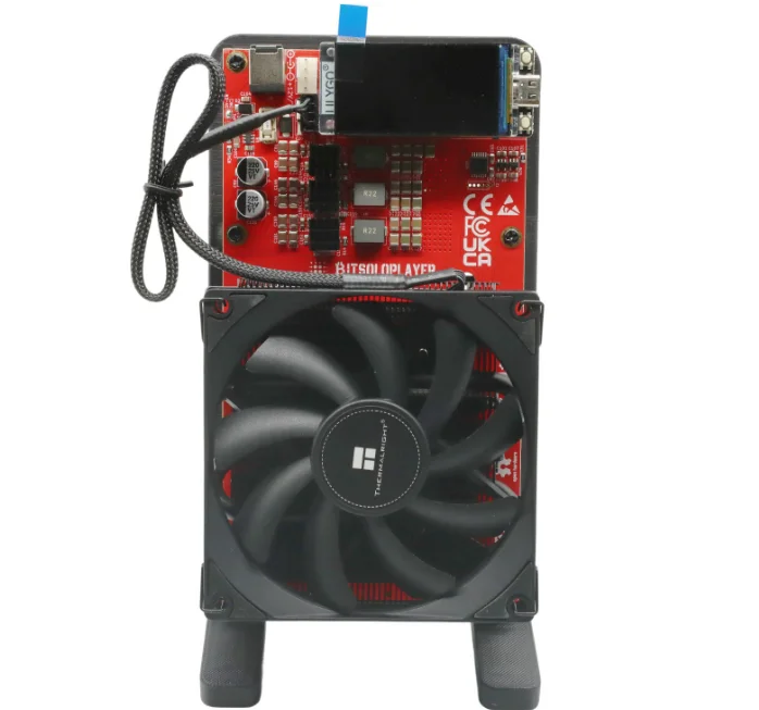 

Bitaxe Miner NerdQaxe++ Solo Bitcoins Miner 4,8Th/s 75W BM1370 Asic Chip Тихий вентилятор с охлаждением BTC Mining Machine Домашнее использование