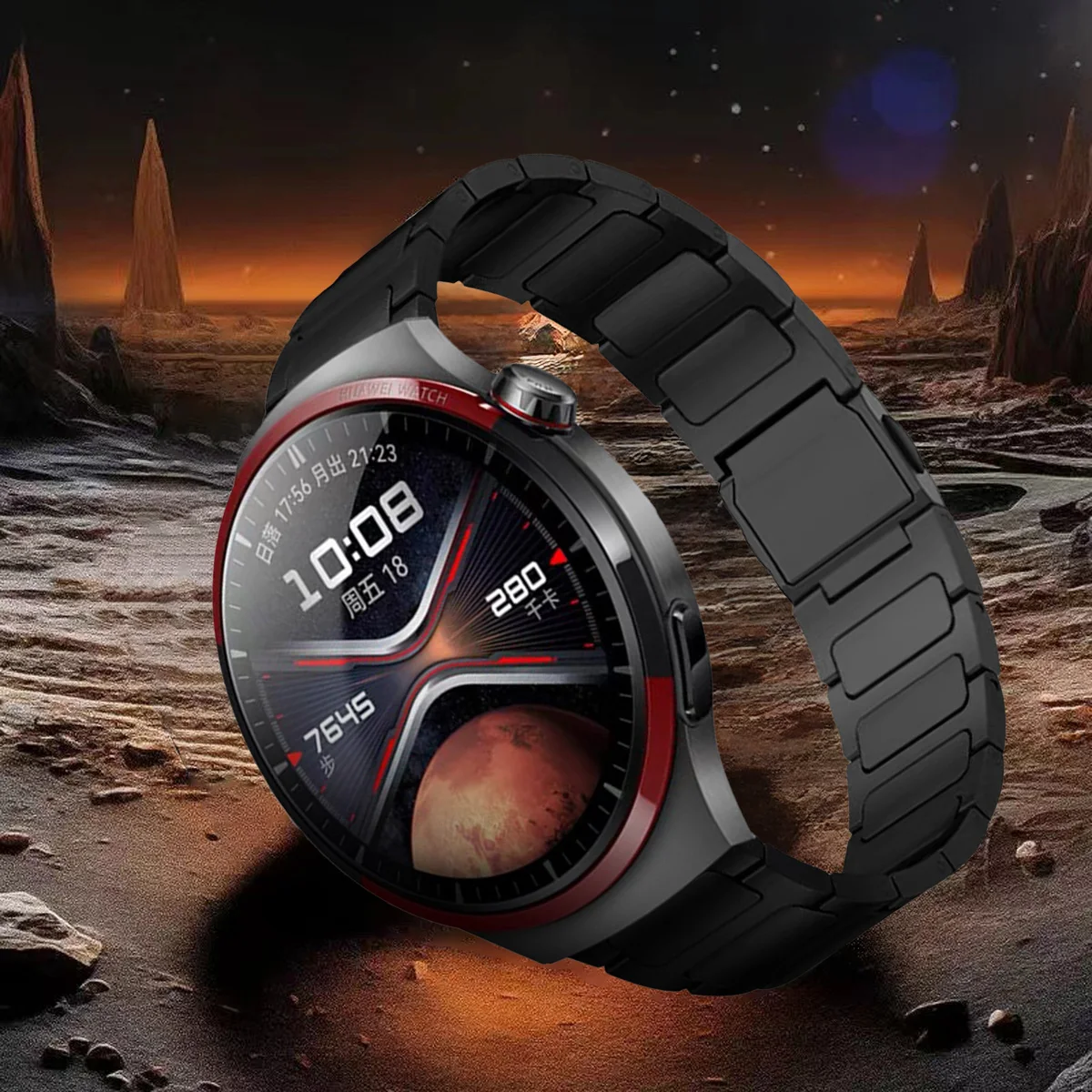 22 مللي متر التيتانيوم حزام مغناطيسي لساعة هواوي GT5 برو GT4 3Pro 3 في نهاية المطاف 46 مللي متر الفرقة ل Amazfit التوازن GTR 4/3/2 47 مللي متر سوار