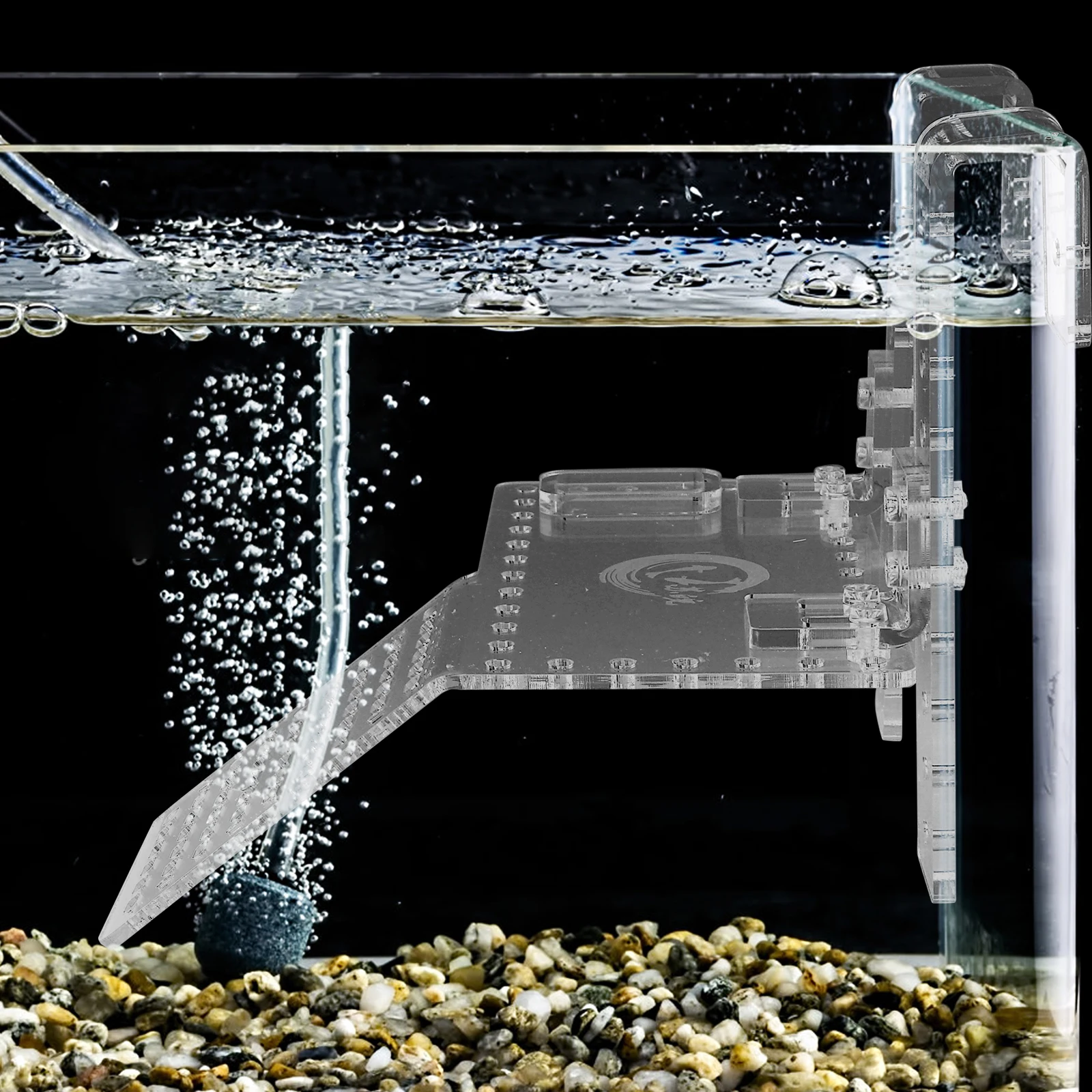 

1Pcs Turtle Basking Platform Acrylic Climbing Hanging Design Strong Load Capacity for Turtles Reptile Floating