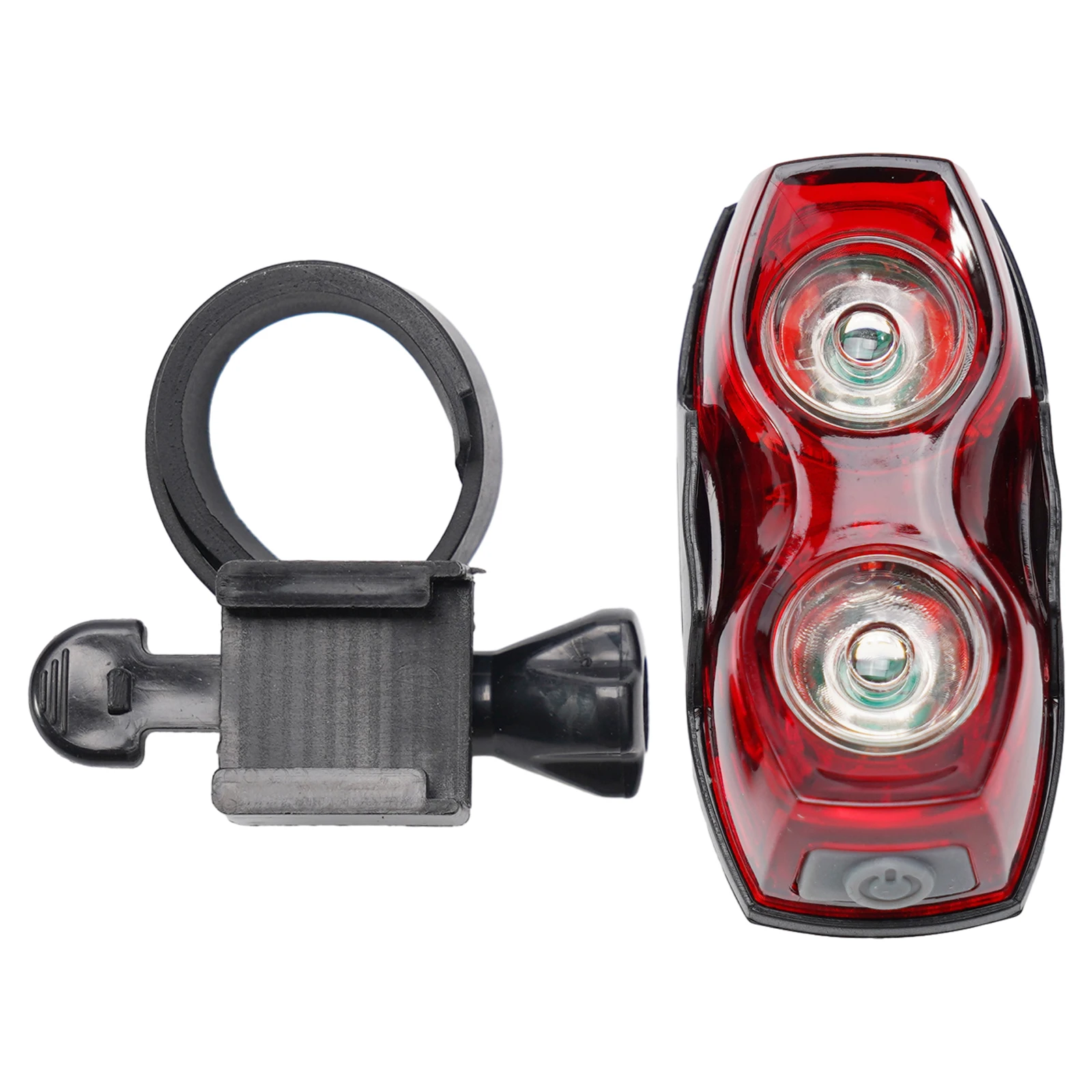 1Pcs Bicycle Tail Light  Mountain Bike Red Tail Light  Horizontal Vertical  MTB Safety For Night  Riding Lighting Taillight