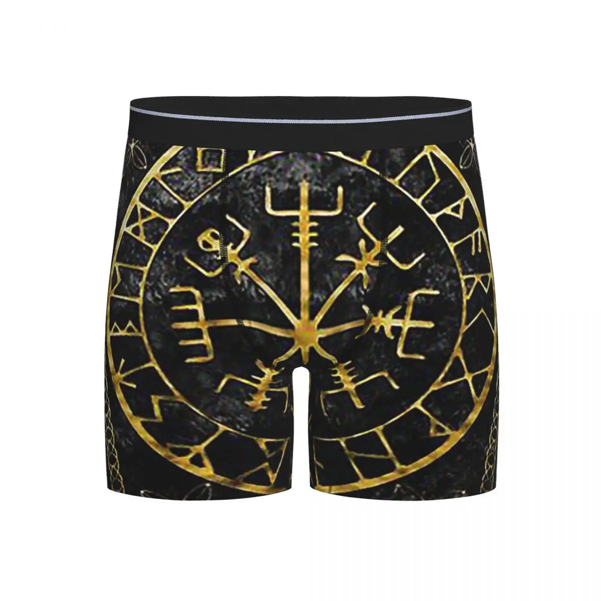 

Long Boxer Underpants Shorts Celtic Viking Panties Men's Breathable Underwear for Homme Man Boyfriend Gifts