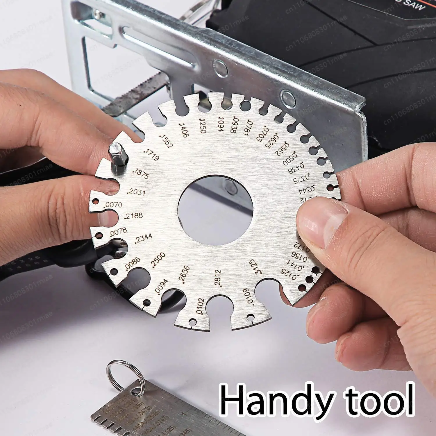Weld inspection ruler Thickness measurement Gauge Measuring tool Stainless steel