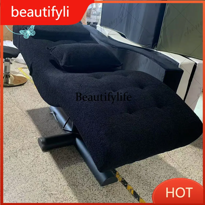 A139 Beauty bed Beauty salon special spa massage bed S-shaped eyelash pattern embroidery face bed height head adjustable