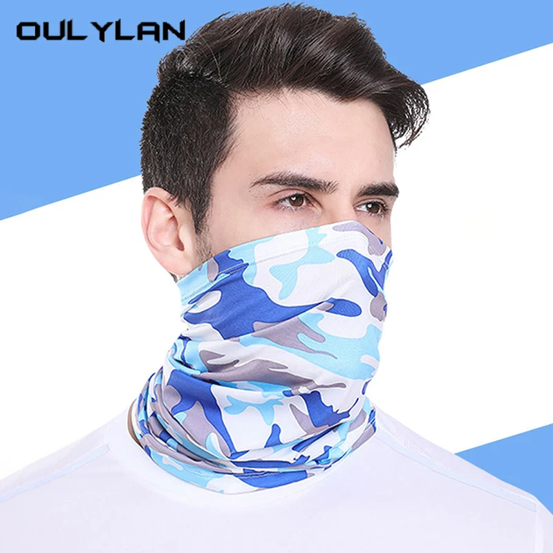 Summer Outdoor Cycling Face Mask Sportswear Sunscreen Scarf Multifunctional Magic Headscarf Neck Protective Neck Cover