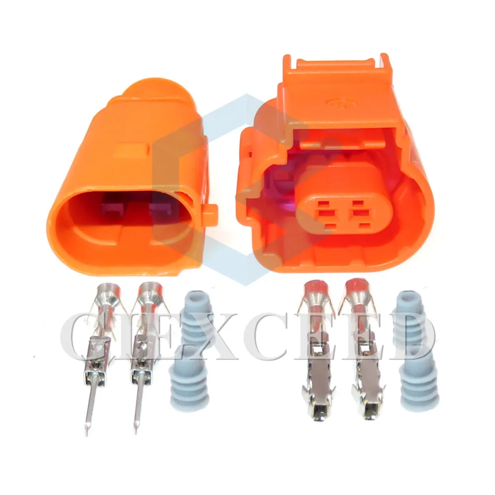 

2 контакта 6X0973802C Катушка автоматического зажигания герметичная Проводная розетка 1-966701-4 1,5 серии Автомобильная водная лампа