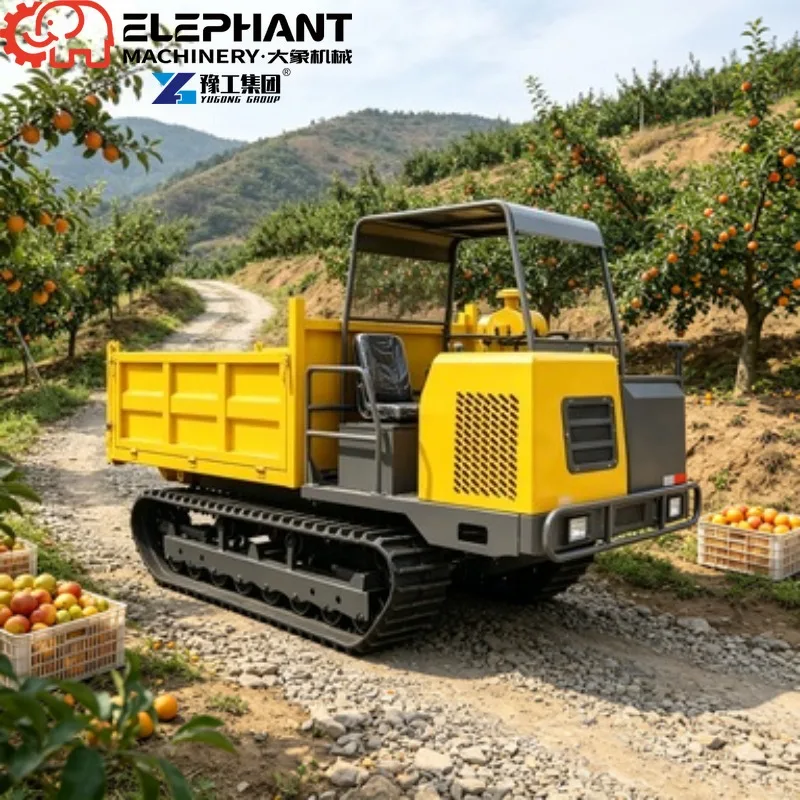 Best Selling Mini Track Dumper MIni Dump Truck Diesel Electric Crawler Mini Dumper view 6