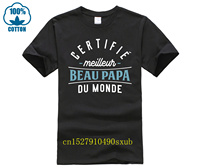 for mans SHIRT MEILLEUR BEAU PAPA CADEAU Trendy Creative Graphic T-shirt Top