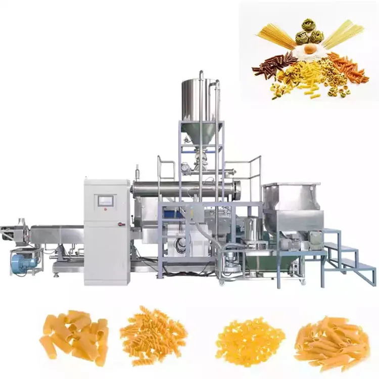 Pasta Making Machine High Speed Pasta Processing Line Multipurpose Pasta Macroni Making Machine