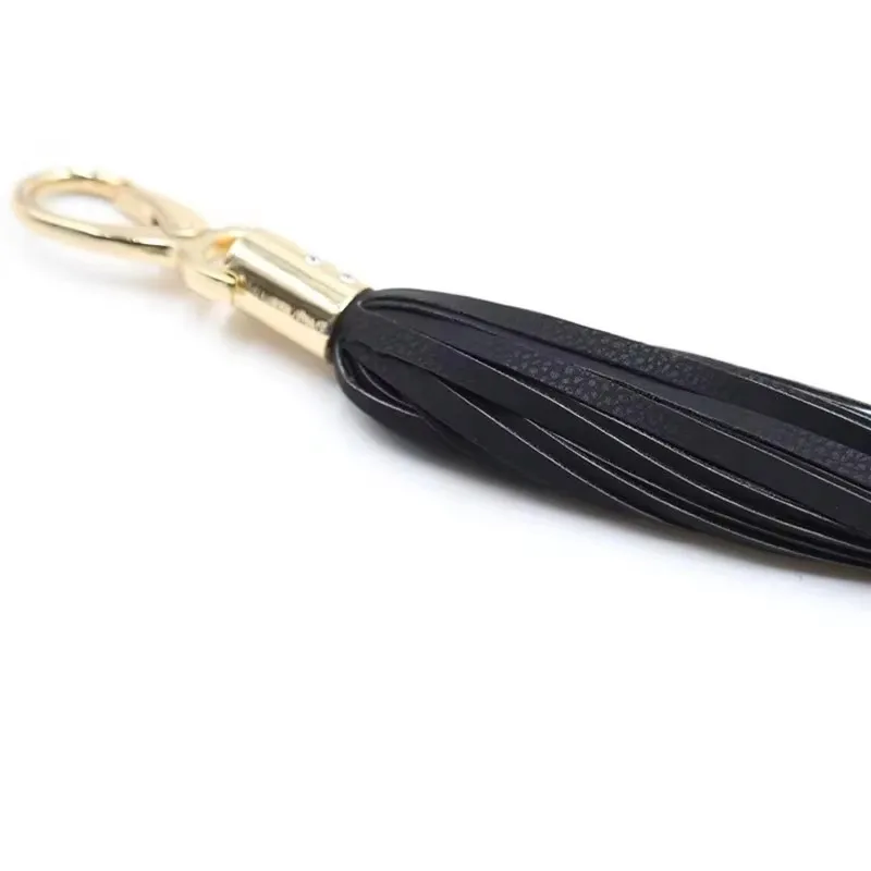29cm couro pu chicote de cavalo borla fivela de aço inoxidável treinamento chicote equipamento equestre