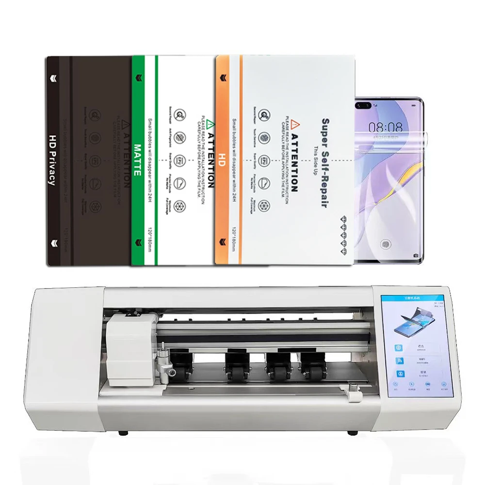 FONLYU 50 ชิ้น Universal HD Matte Privacy Quick Repair Hydrogel ป้องกันหน้าจอสําหรับโทรศัพท์ทั้งหมด TPU เครื่องตัดฟิล์มไฮดรอลิก