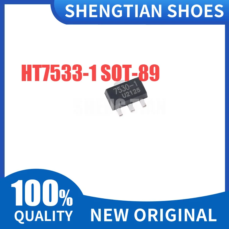 50/PCS New Original HT7533 HT7533-1 SOT89 3.3V0.1A low-voltage differential linear regulator In Stock