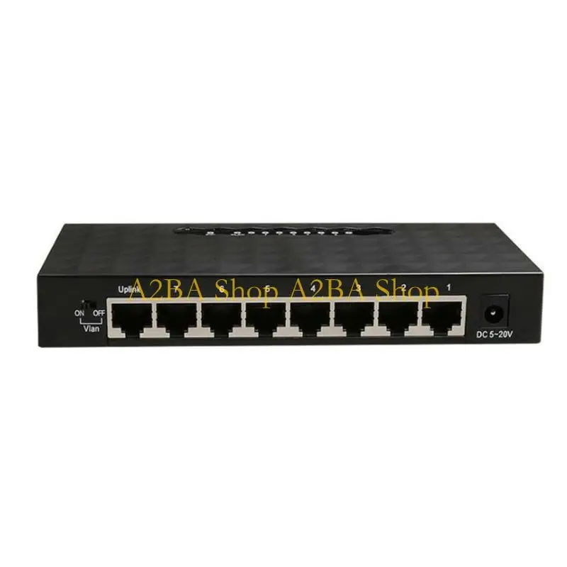 

A2BA 8-портовый коммутатор Full Gigabit Ethernet для многопользовательской среды с поддержкой VLAN и не требующий настройки