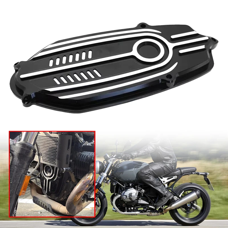 Fit For BMW RNinet R nineT Pure Urban G/S Scrambler RNINET Motorcycle Aluminum Front Engine Case Cover Breast Plate Protection