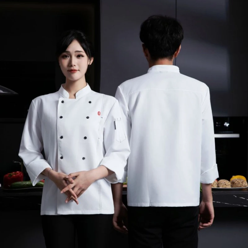 خدمة الطعام المطبخ الطبخ زي Pizzaiolo الشيف موحدة مطعم كوك سترة مخبز مقهى النادل النادلة قمصان العمل