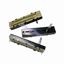 1 pz ALPHA 72MM RA45D2F B10K Mixer Console audio Fader potenziometro a scorrimento B10Kx2 doppia unità 20mm maniglia 45mm viaggio