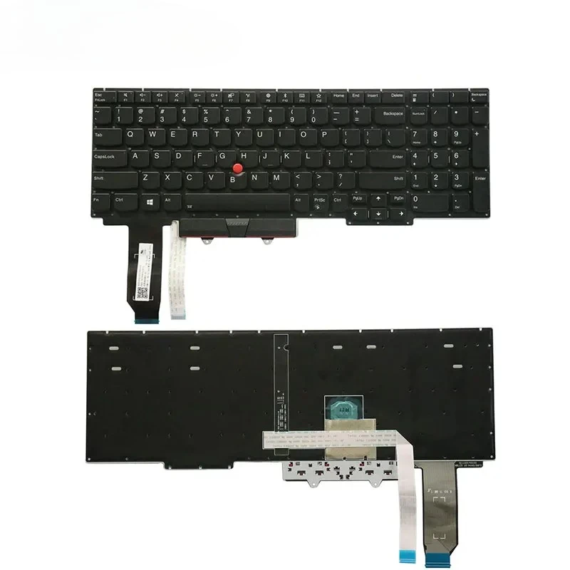 Replacement US Keyboard for Lenovo ThinkPad E15 Gen2 Gen 3 Gen 4 R15 Laptop No Frame (Backlight / No Backlight)