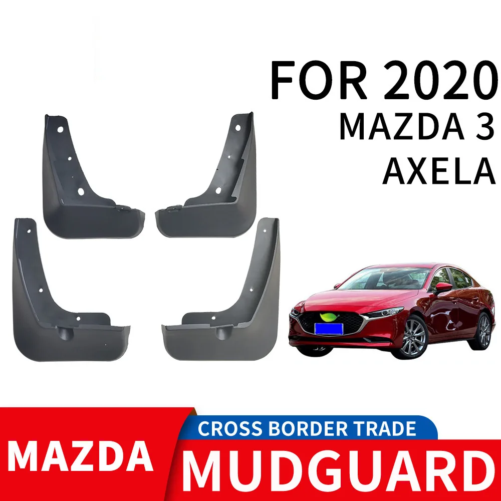 

For 2020 MAZDA 3 Axela Car tire mudguard,Mudflaps Front Rear Flares Splash Guards Cover Car Accessoie