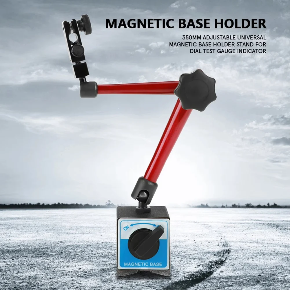 Suporte de base magnética a92p, suporte de base universal 350mm, indicador de teste de discagem ajustável