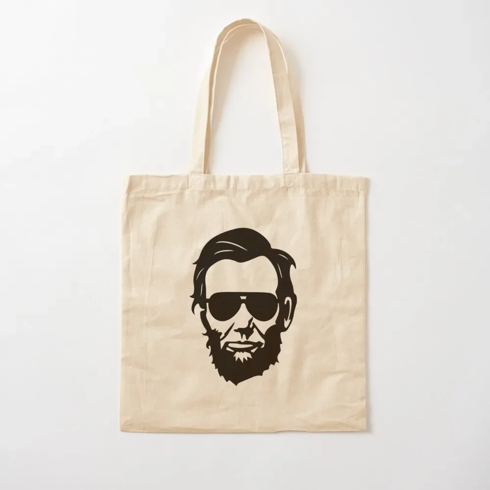 

Funny Abraham Lincoln Sunglasses Honest Abe USA Tote Bag canvas tote Cloth bags Tote Bag