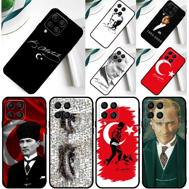 Mustafa Kemal Ataturk Cover For Samsung Galaxy M20 M30s M33 M13 M23 M53 M15 M55 M31 M51 M14 M34 M54 M32 M52 Case