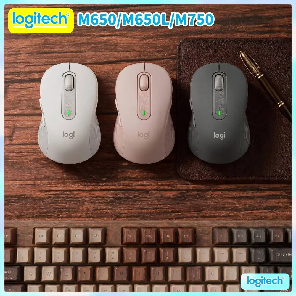 Logitech M750 Ergonomic Mouse Quiet Comfort Click Three Device Fast Sync Twenty Month Battery Home Office Practical Tool