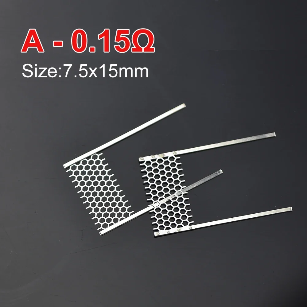 10/50/100pcs Rebuild Heat Wire Mesh Resistance 0.15 0.16 0.2 0.3 0.4 0.6 0.8ohm Repair Home Electronics Accessary Parts