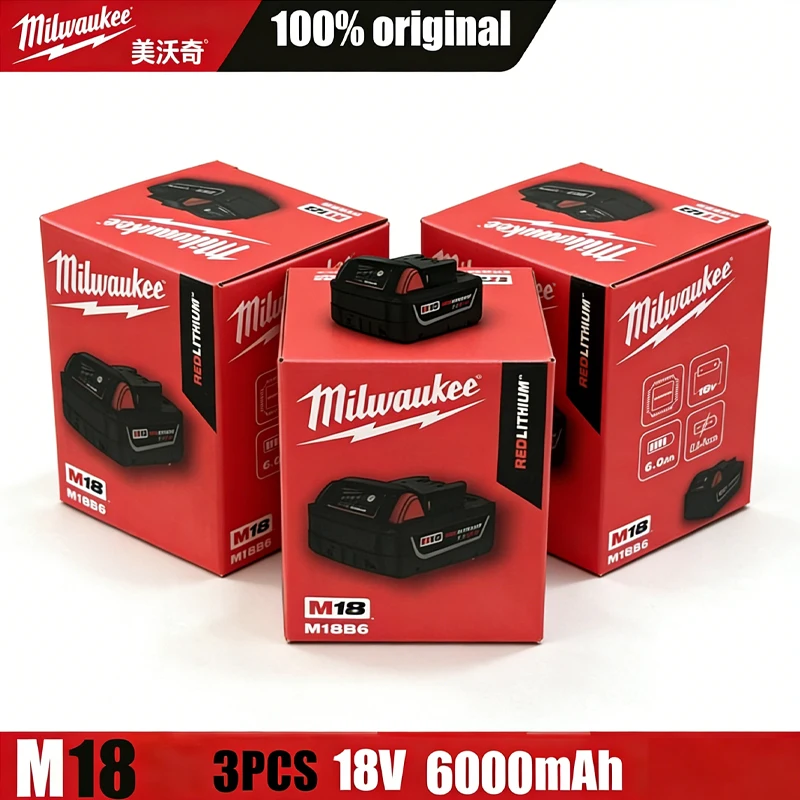 

Milwaukee M12B6 12V 5.0/6.0Ah REDLITHIUM™ Battery – Built for Cold, Durable & Long-Lasting Power on Jobsites