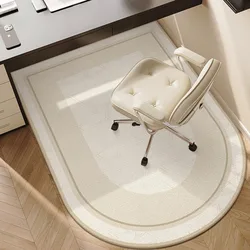 Computer Chair Floor Mat Study Desk Swivel Chairs Carpet Bedroom Pulley Anti-scratch Wear-resistant Foot Mats Arched Rug Tapis