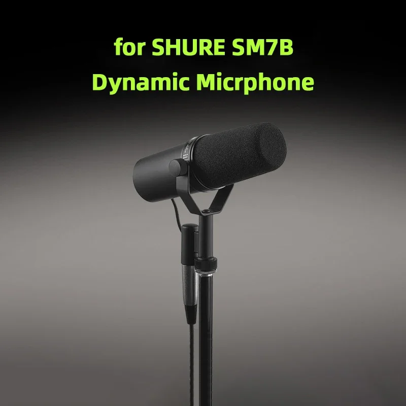 ケーブル付きsm7bダイナミックマイク、ラジオ放送マイク、ライブサウンドカード、会議、カラオケ、shure