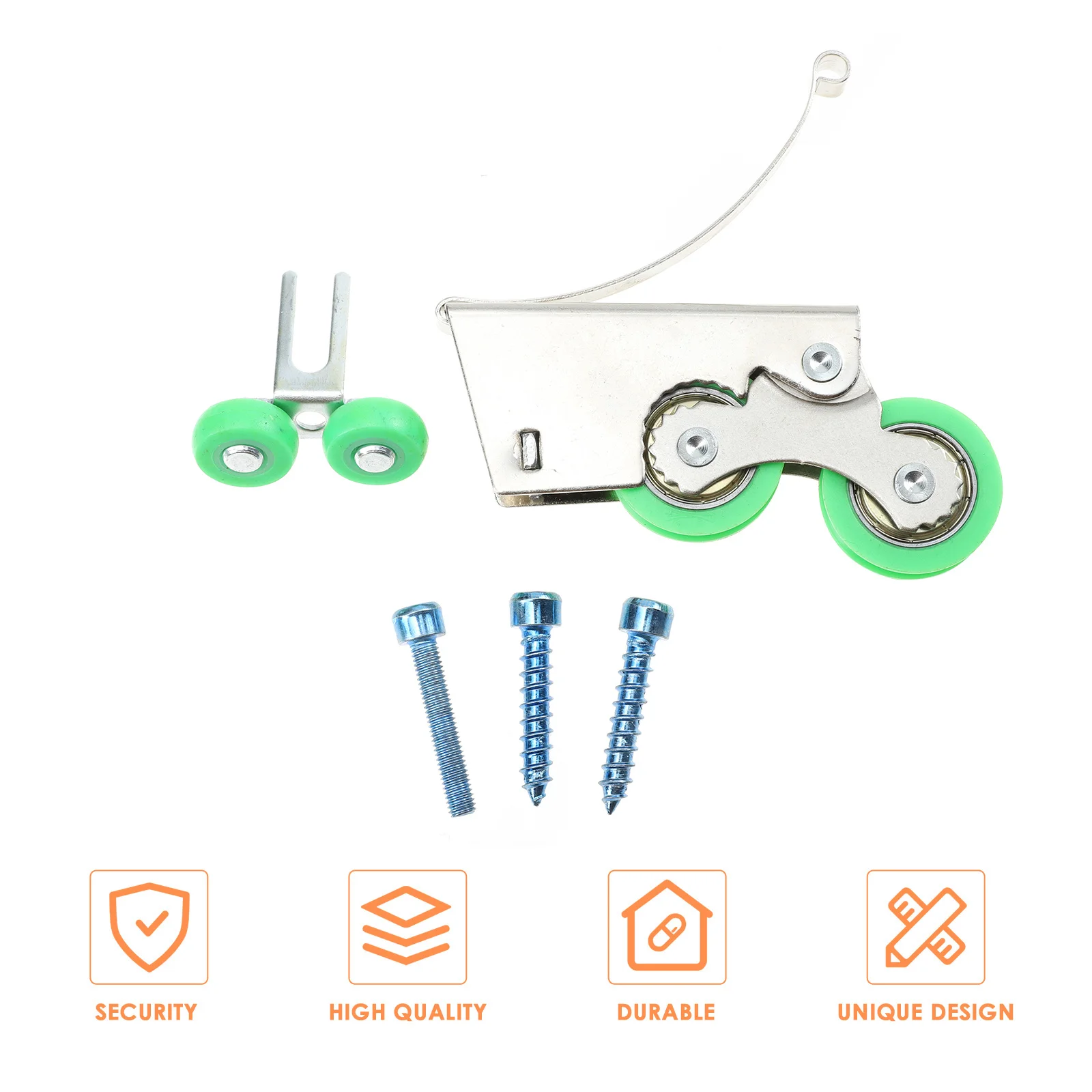 

4Sets Sliding Door Pulley Iron Nylon Durable Smooth Window Track Rollers Door Accessories Efficient Quiet Operation