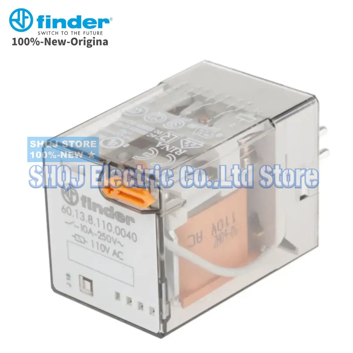 FINDER 100%-NEW 60.13.8.110.0040 110VAC 1PCS 90.03 SMA 10A 250V 11PIN 3CO original