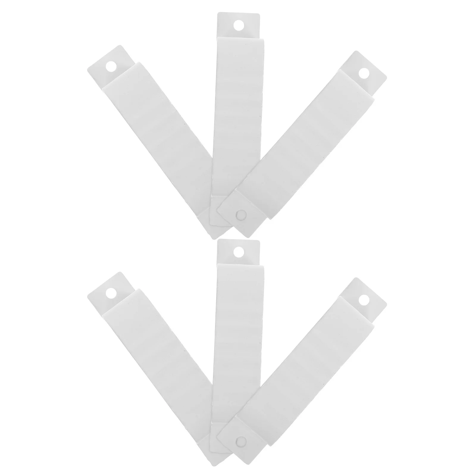 Clips para tuberías de agua de lluvia, abrazaderas de fijación cuadradas para canalones, soportes de bajante de Metal para sistema de drenaje exterior, hebillas de tuberías, 6 uds.