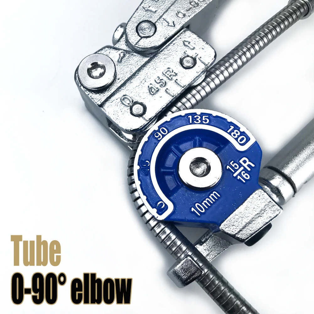 180 ° Zware Pijpenbuiger 10Mm 3/8 ”Sterke Buigbocht Roestvrijstalen Buis