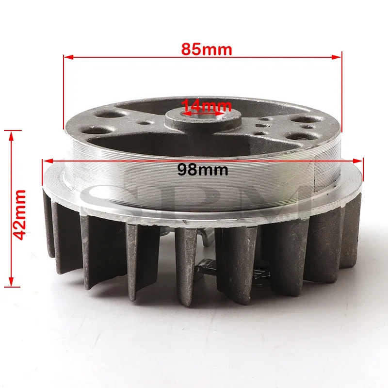 Motorcycle Magnetic Flywheel For Grass Trimmer 47cc 49cc 2 Stroke Mini Pocket Scooter Dirt Bike ATV Recoil Starter Puller Parts