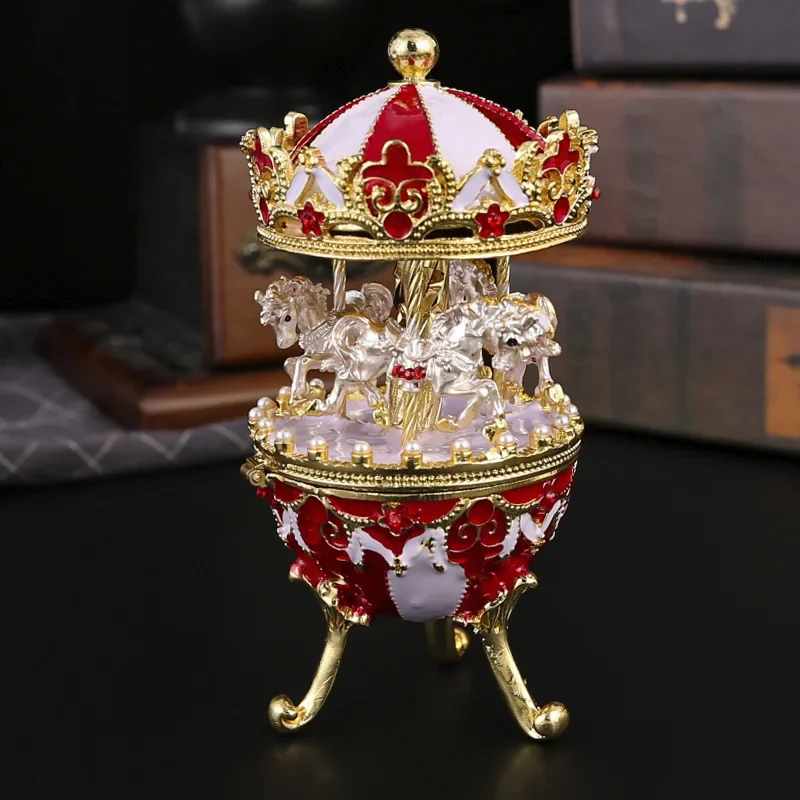Carousel spinning birthday gift christmas gift girl give friend lover new house decorations