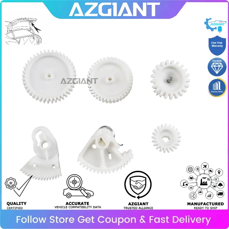 

AZGIANT Car Tailgate Trunk Lock Actuator Inner Gear Set for Benz ML-Class W164 GL-Class X164 Replacement Exact Fit High Quality