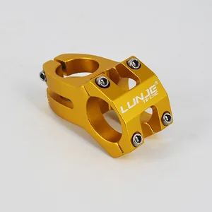 Lunje-Bicycle Handlebar Stem, MTB Power, Short, 45mm, Mountain Bike, Pipe Cycling, Riser Table, 25.4mm, 31.8mm 10 Main Sales Bike Table - №8